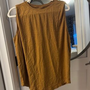 lululemon athletica Golden Brown Muscle Tee
